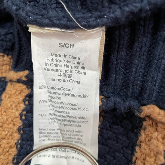 Madewell NWT Striped Pickford chunky knit boxy oversized pullover sweater - Picture 9 of 10